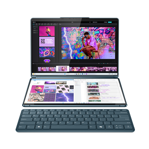 Lenovo Yoga Book 9 13IMU9, 13.3'', 2.8K, OLED, Core Ultra 7, 32 GB, 1 TB, ENG, tidal teal - Notebook