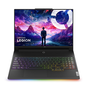 Lenovo Legion 9 16IRX9, 16'', 3.2K, i9, 64 GB, 2 TB, RTX 4090, ENG, must - Sülearvuti 83G00040LT