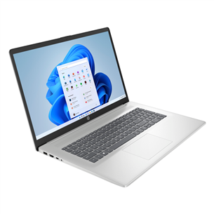 HP Laptop 17-cp2012ny, 17,3'', IPS, Ryzen 5, 8 ГБ, 256 ГБ, серебристый - Ноутбук