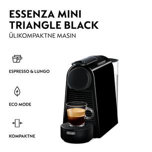 Nespresso Essenza Mini, черный - Капсульная кофеварка