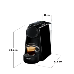 Nespresso Essenza Mini, must - Kapselkohvimasin