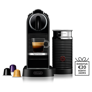 Nespresso Citiz Milk, must - Kapselkohvimasin