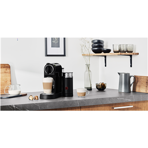 Nespresso Citiz Milk, black - Capsule coffee machine