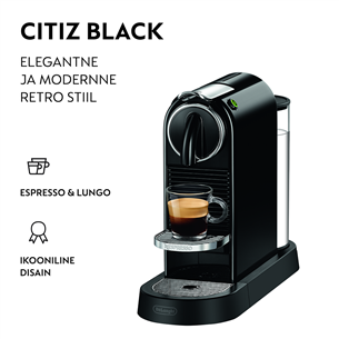 Nespresso Citiz, черный - Капсульная кофеварка