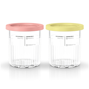 Ninja, set of 2 - Ice Cream Maker Dessert Tubs XSKPNTLD2EUUK