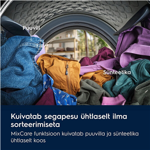 Electrolux 800 UltraCare 9,0 кг, глубина 63,8 см - Сушильная машина