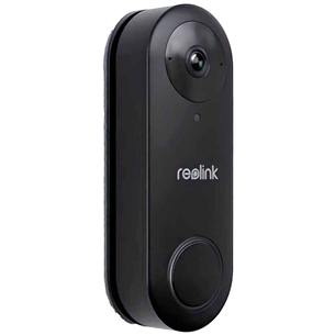 Reolink D340W, 5 MP, Wi-Fi, must - Nutikas uksekell kaameraga ja kellaga