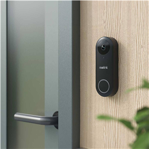 Reolink D340W, 5 MP, Wi-Fi, black - Smart doorbell with camera and chime