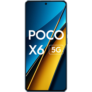 POCO X6, 6,67'', 8 GB, 5G, sinine - Nutitelefon