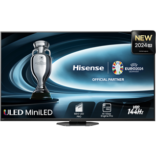 Hisense U8NQ, 65'', 4K UHD, Mini LED, черный - Телевизор