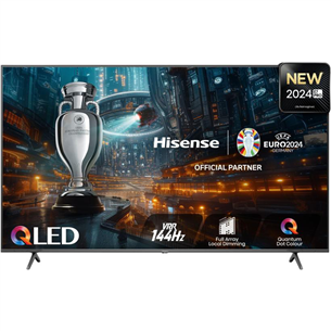 Hisense E7NQ PRO, 65'', 4K UHD, QLED, black - TV