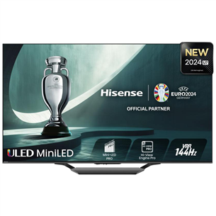 Hisense U7NQ, 55'', 4K UHD, Mini LED, черный - Телевизор