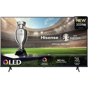 Hisense E7NQ, 43'', 4K UHD, QLED, black - TV