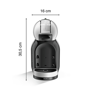 Krups NESCAFÉ® Dolce Gusto® Mini Me, grey/black - Capsule coffee machine