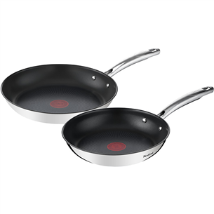 Tefal Duetto+, 24/28 см, 2 предмета, нерж. сталь - Комплект сковородок