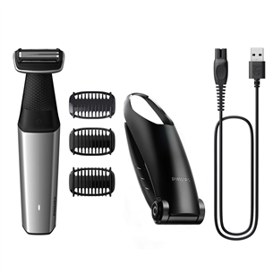 Philips Bodygroom 5000 Series, black/silver - Trimmer set BG5021/15