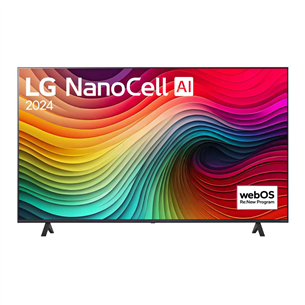 LG NANO81, 55", 4K UHD, LED LCD, NanoCell, черный - Телевизор 55NANO81T3A.AEU