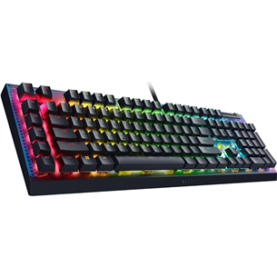 Razer BlackWidow V4 X Fortnite Ediiton, Yellow Switch, mehaaniline, US, must - Klaviatuur