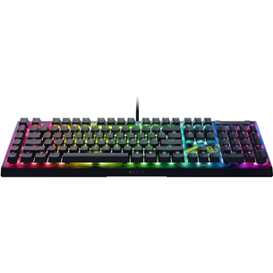 Razer BlackWidow V4 X Fortnite Ediiton, Yellow Switch, mehaaniline, US, must - Klaviatuur