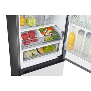 Samsung BeSpoke, 390 L, height 203 cm, white - Refrigerator