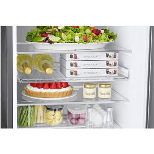 Samsung BeSpoke, 390 L, height 203 cm, white - Refrigerator