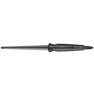 GA.MA Salon Curl, Conic, 140-220 °C, black - Conical curling iron