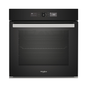 Whirlpool, catalytic cleaning, 73 L, black - Built-in oven AKZ96230NB