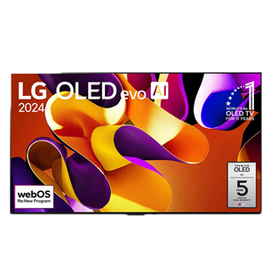 LG evo G4, 55", 4K UHD, OLED, Satin silver - TV OLED55G42LW.AEU