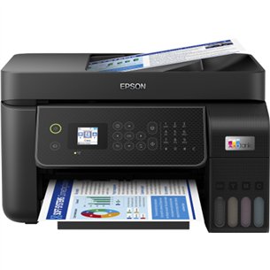 Epson EcoTank L5310, Wi-Fi, LAN, факс, черный - Многофункциональный цветной струйный принтер