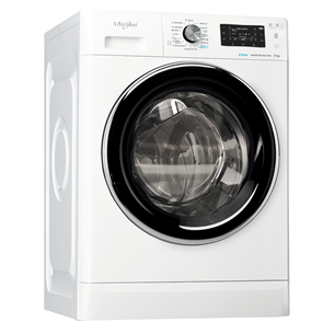 Whirlpool, 9 kg, depth 62.7 cm, 1400 rpm - Front Load Washing Machine