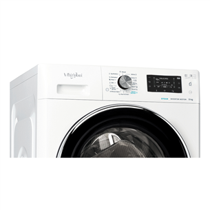 Whirlpool, 9 kg, depth 62.7 cm, 1400 rpm - Front Load Washing Machine