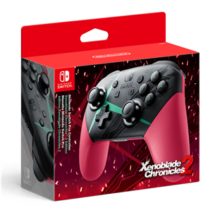 Nintendo Switch Pro Xenoblade Chronicles 2 Edition, must/punane - Juhtmevaba pult