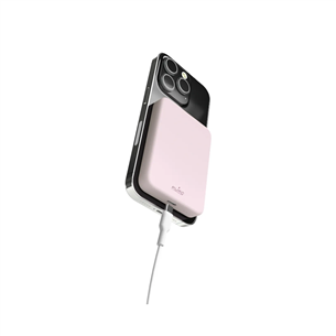 Puro Mini Power Mag, 4200 mAh, MagSafe, USB-C, dusty pink - Powerbank