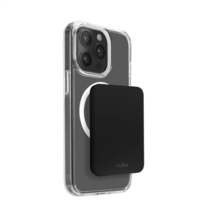 Puro Mini Power Mag, 4200 mAh, MagSafe, USB-C, must - Akupank