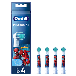 Braun Oral-B, Kids Spiderman, 4 tk - Lisaharjad EB10-4/SPIDERMAN