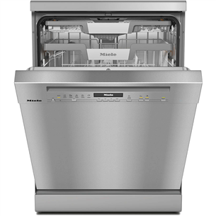 Miele, 14 place settings, stainless steel - Free standing dishwasher