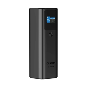 Canyon PB-2010, 27 000 mAh, USB-A, USB-C, tumehall - Akupank