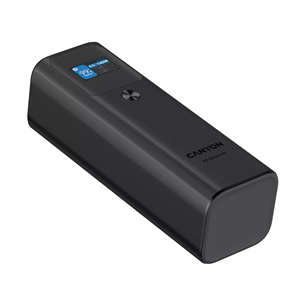 Canyon PB-2010, 27 000 mAh, USB-A, USB-C, tumehall - Akupank