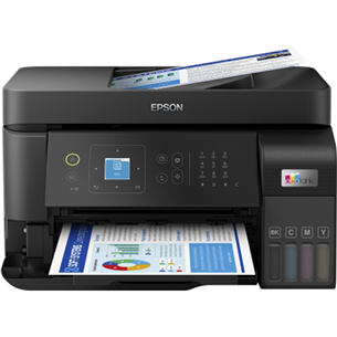 Epson EcoTank  L5590, Wi-Fi, черный - Многофункциональный цветной струйный принтер