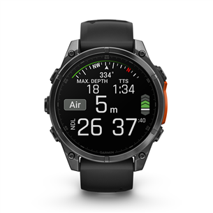 Garmin Fenix 8, 47 mm, tumehall - Spordikell