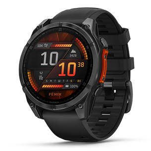 Garmin Fenix 8, 47 mm, tumehall - Spordikell 010-02904-00