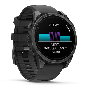 Garmin Fenix 8, 47 mm, tumehall - Spordikell