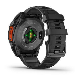 Garmin Fenix 8, 47 mm, tumehall - Spordikell