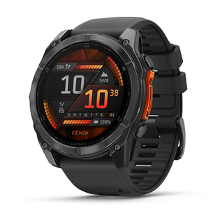 Garmin Fenix 8, 51 mm, tumehall - Spordikell