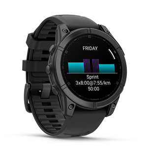 Garmin Fenix E, 47 mm, tumehall - Spordikell