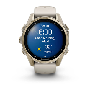 Garmin Fenix 8 Sapphire, 43 mm, kuld - Spordikell