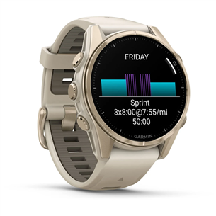 Garmin Fenix 8 Sapphire, 43 mm, kuld - Spordikell