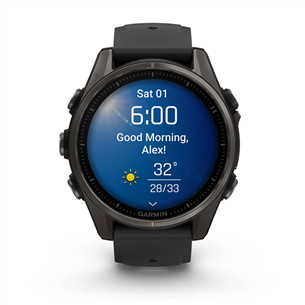 Garmin Fenix 8 Sapphire, 43 mm, tumehall - Spordikell