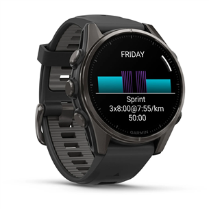 Garmin Fenix 8 Sapphire, 43 mm, tumehall - Spordikell