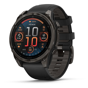 Garmin Fenix 8 Sapphire, 47 мм, темно-серый - Спортивные часы